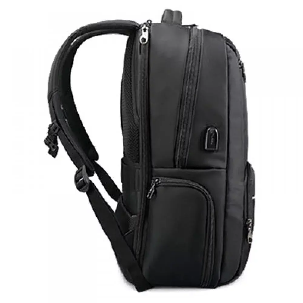 Рюкзак міський Tigernu T-B3319 25л з відсіком для ноутбука до 15.6" та USB Black (18194) - фото 2