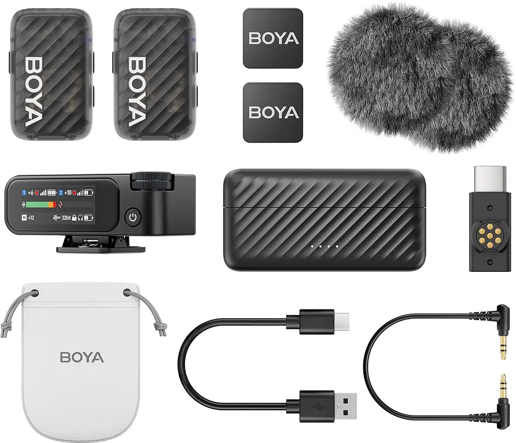 Микрофон Boya MIC 2-02 Type-C/TRS Black (MIC 2-02) - фото 2