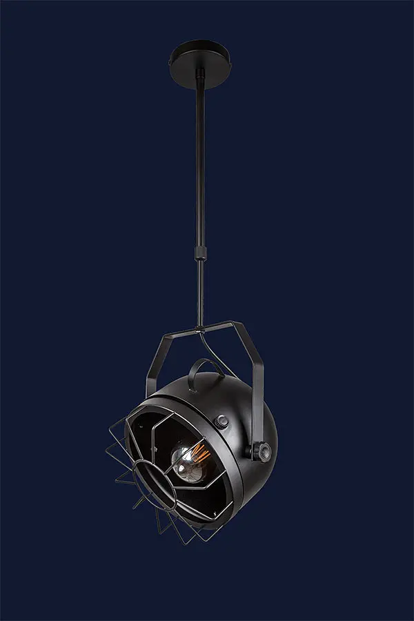 Подвесной светильник Levistella 7529746 C (210)+ трубка телескоп., E27, Черный металл, регулируемая трубка 300-600 мм - фото 2