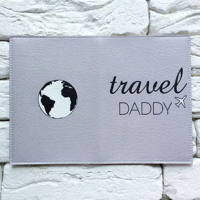 Обкладинка для паспорта Travel Daddy 3 (сірий) - фото 3