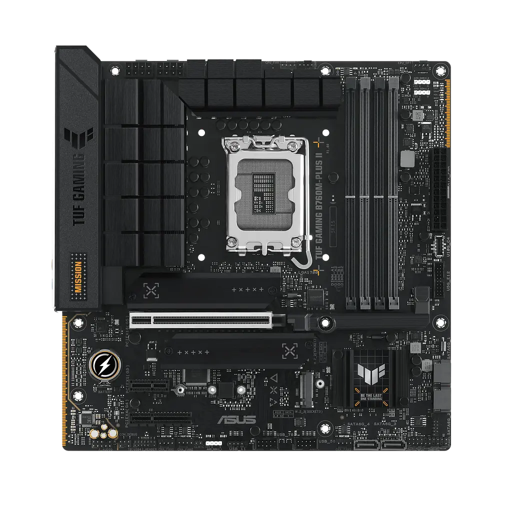 Материнська плата Asus B760M-Plus II TUF Gaming LGA 1700 (TUF GAMING B760M-PLUS II) - фото 3