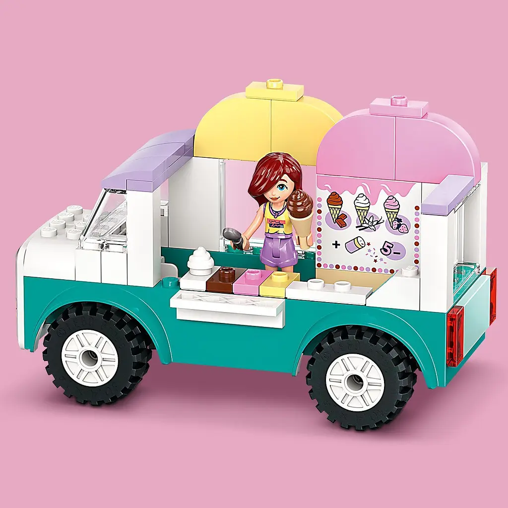 Конструктор LEGO Friends Хартлейк-Сити. Фургон с мороженым 92 детали (42644) - фото 7