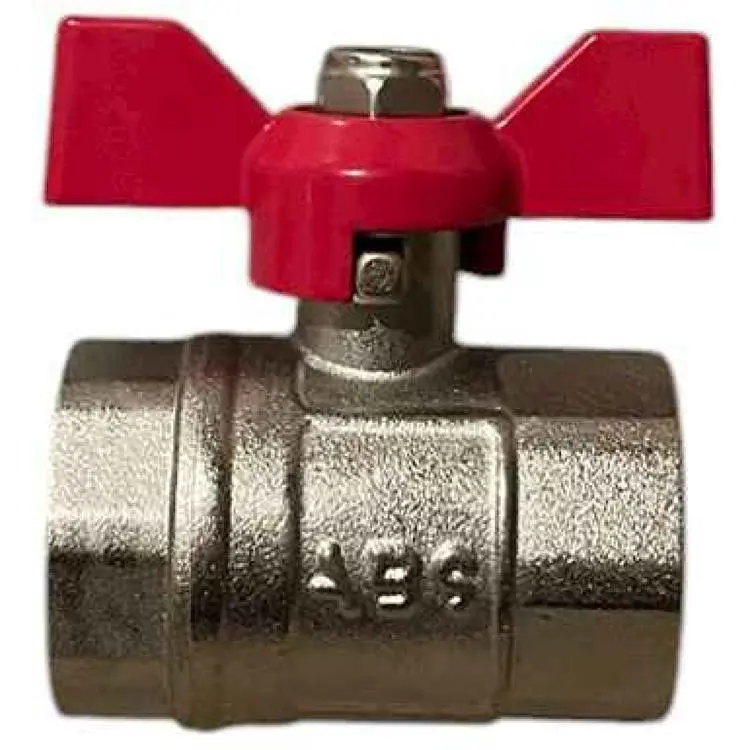 Кран кульовий ABS+ 1" ВВ метелик