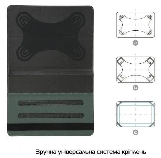Чохол-книжка ArmorStandart Elastic Band 10` (ARM59075) Black [72869] - фото 2