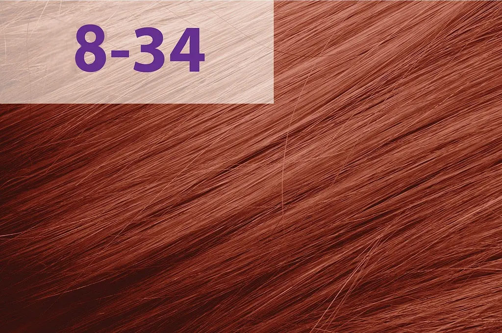 Професійна крем-фарба jNOWA Professional Chromatic Save Siena, відтінок 8/34, 90 мл - фото 2