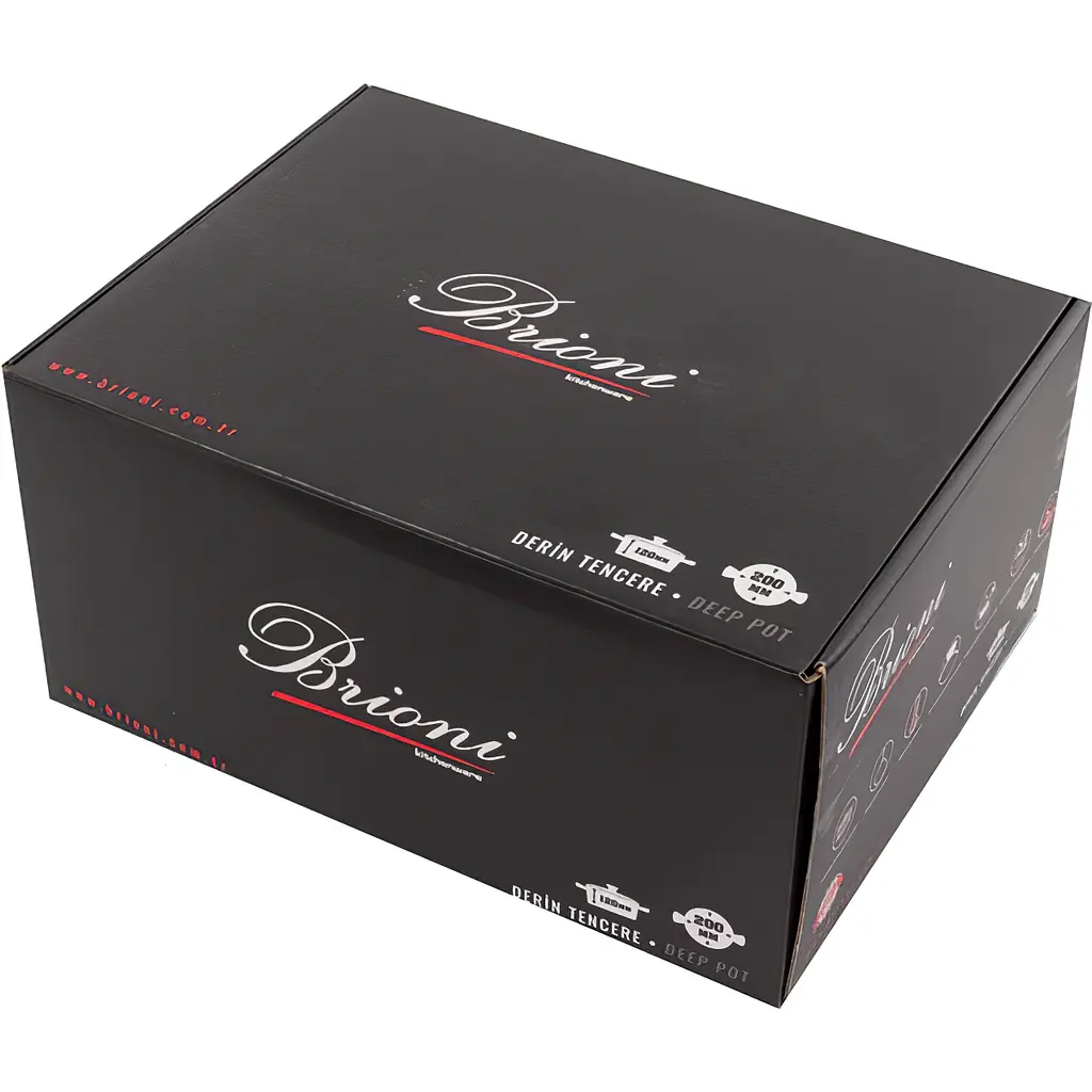 Каструля Brioni Royal Stone Ti̇gereye Gold антипригарна 20 см 3 л (764-046) - фото 2