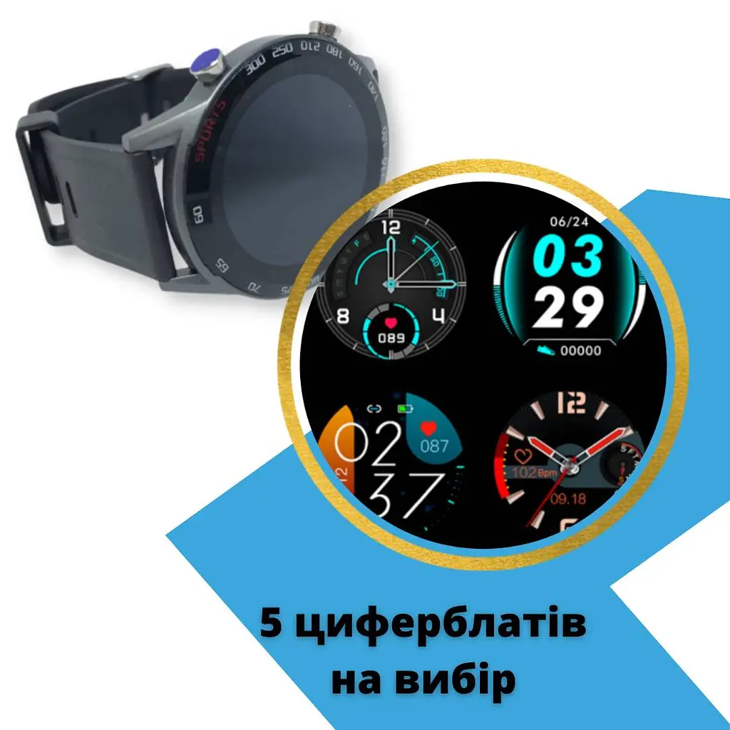 Смарт годинник KMITX T14 Black - фото 6