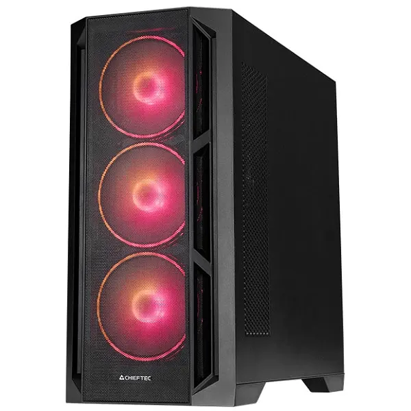 Корпус Chieftec APEX LUMO GA-01B-L-OP 4x140mm A-RGB, USB-C, E-ATX, без Блок живлення, Чорний - фото 3