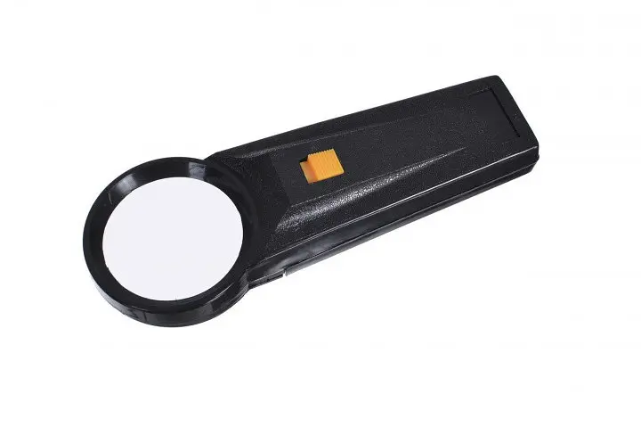 Ручна лупа з Led-підсвіткою 5-кратна діаметр 50 мм 82012 - фото 2