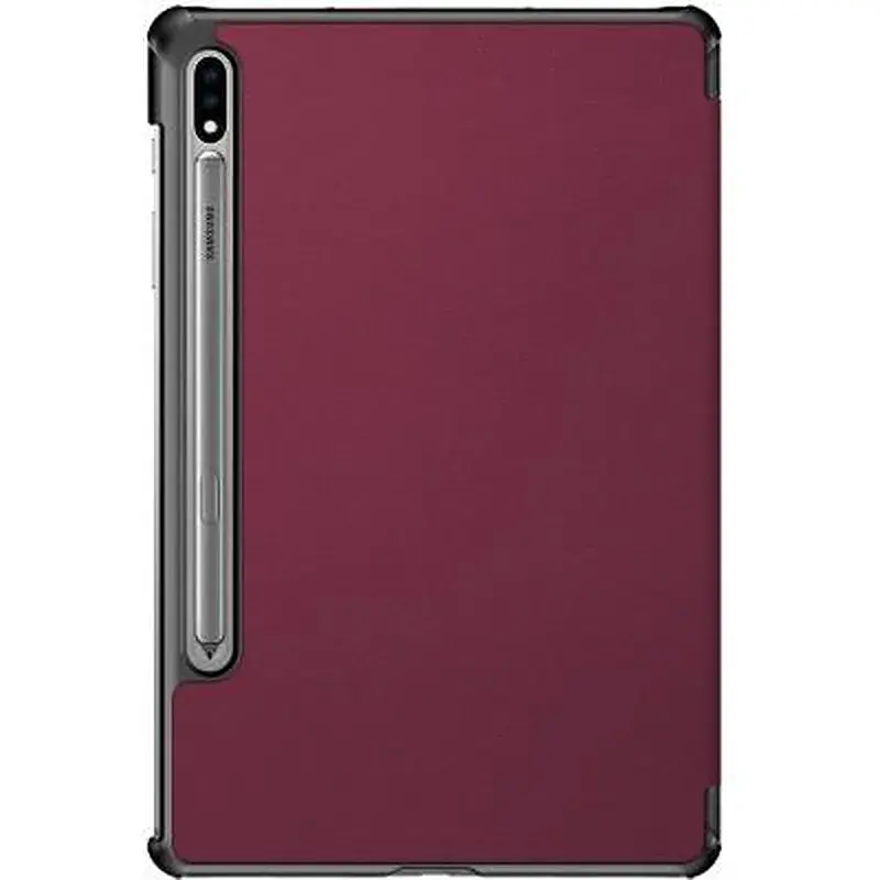 Чохол до планшета BeCover Smart Case Samsung Galaxy Tab S7 (SM-T875)/S8 (SM-X700/SM-X706) Red Wine (705224) - фото 2