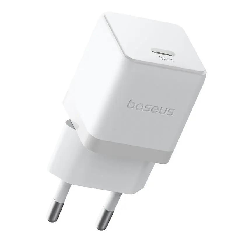 Зарядное устройство Baseus Palm Fast Charger 1C 30W EU moon white (P10111605213-00) - фото 2