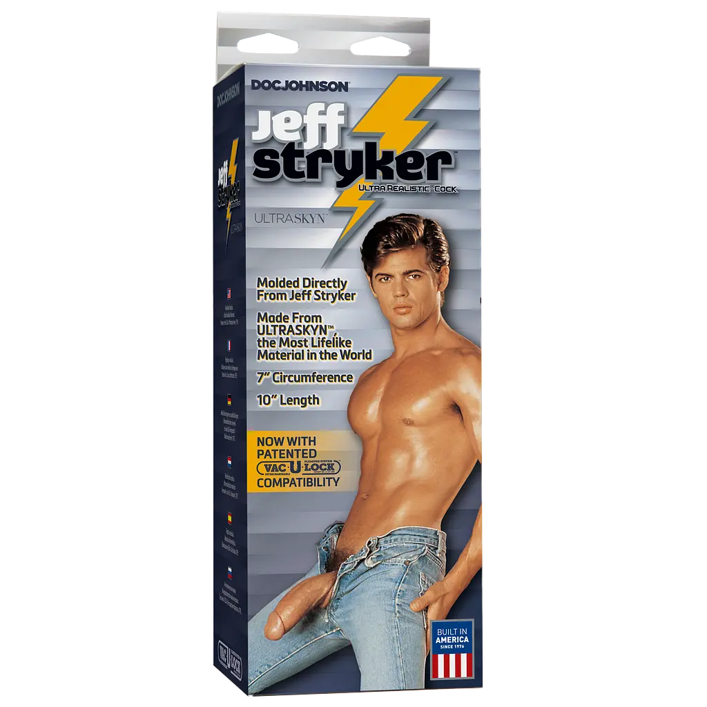 Фаллоимитатор Doc Johnson Jeff Stryker White 24 см телесный - фото 2