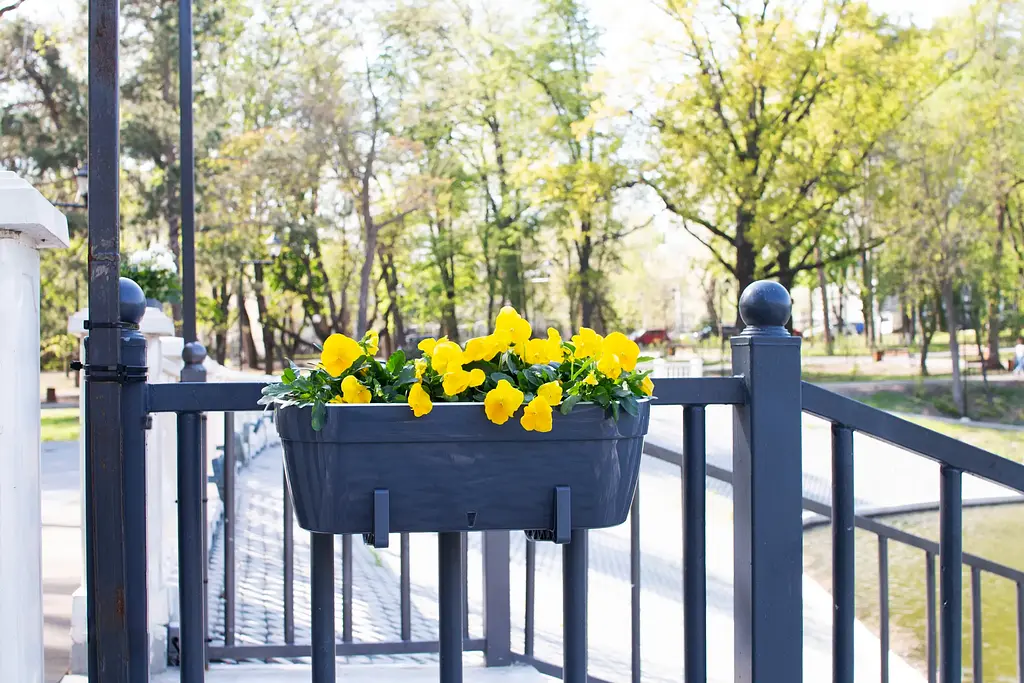 Вазон Santino Asti Window Box 12 л 50х17х20 см шаде (2021496) - фото 6