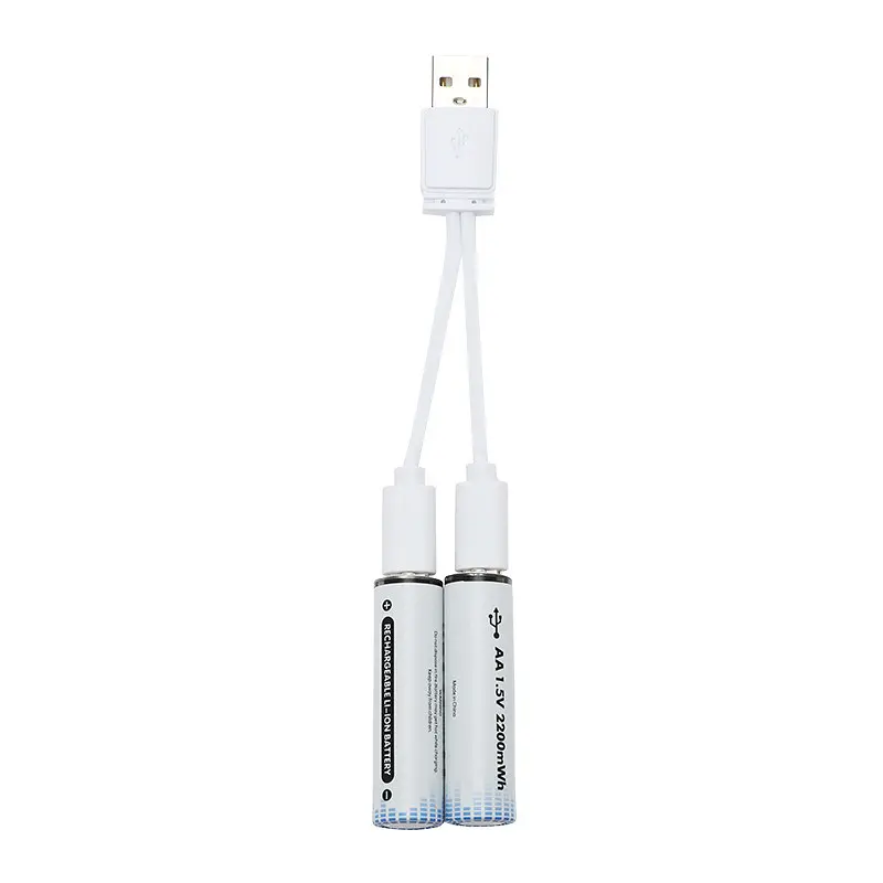 Комплект батарейок 2хAA з роз'ємом Type-C на 1.5V/3500mWh - фото 4