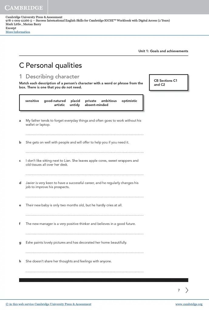 Success International English Skills for Cambridge IGCSE Workbook with Digital Access (2 Years) - Mark Little - фото 8
