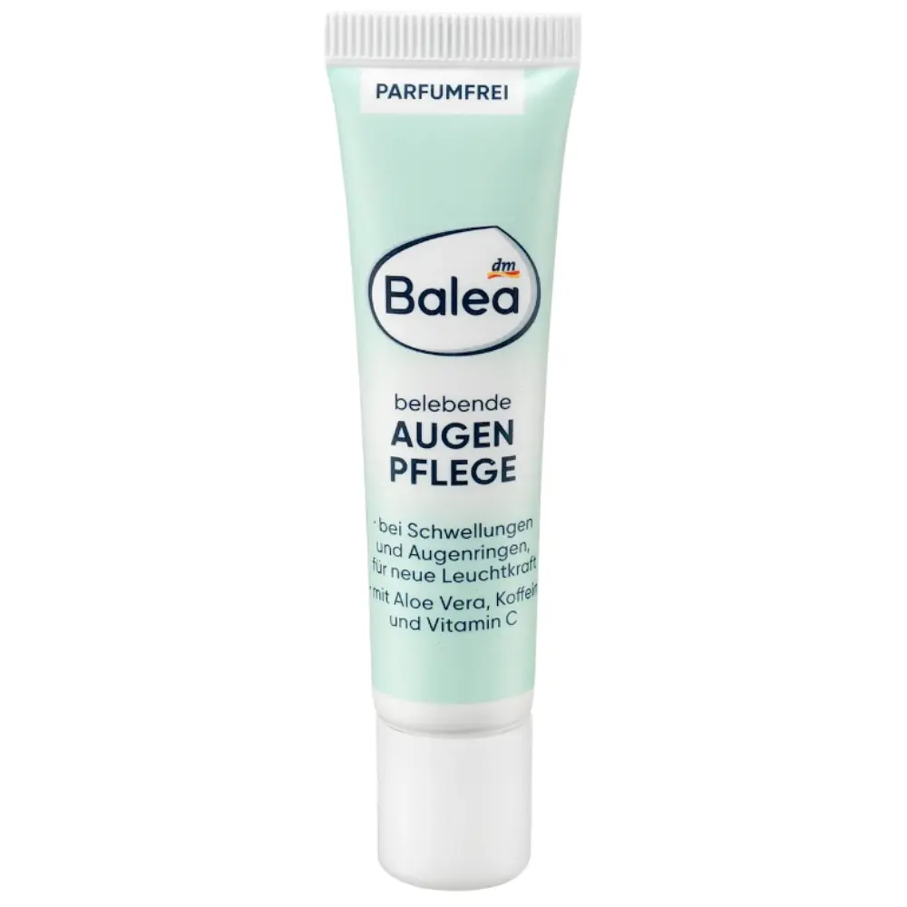 Крем Balea Belebende Augencreme під очі з 10% алое та кофеїном 15 мл - фото 2