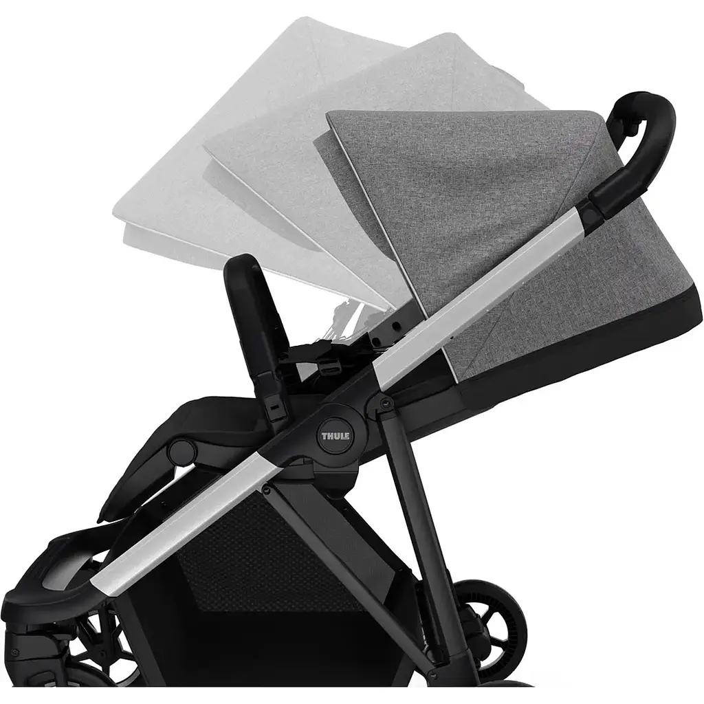 Детская коляска Thule Shine Aluminum/Gray Melange [11400200] [107660] - фото 4