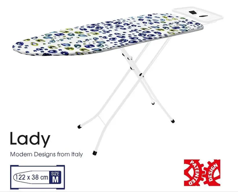 Дошка для прасування Casa Si Lady 122x38 White/Blue Crystals (CS93574R267) - фото 2