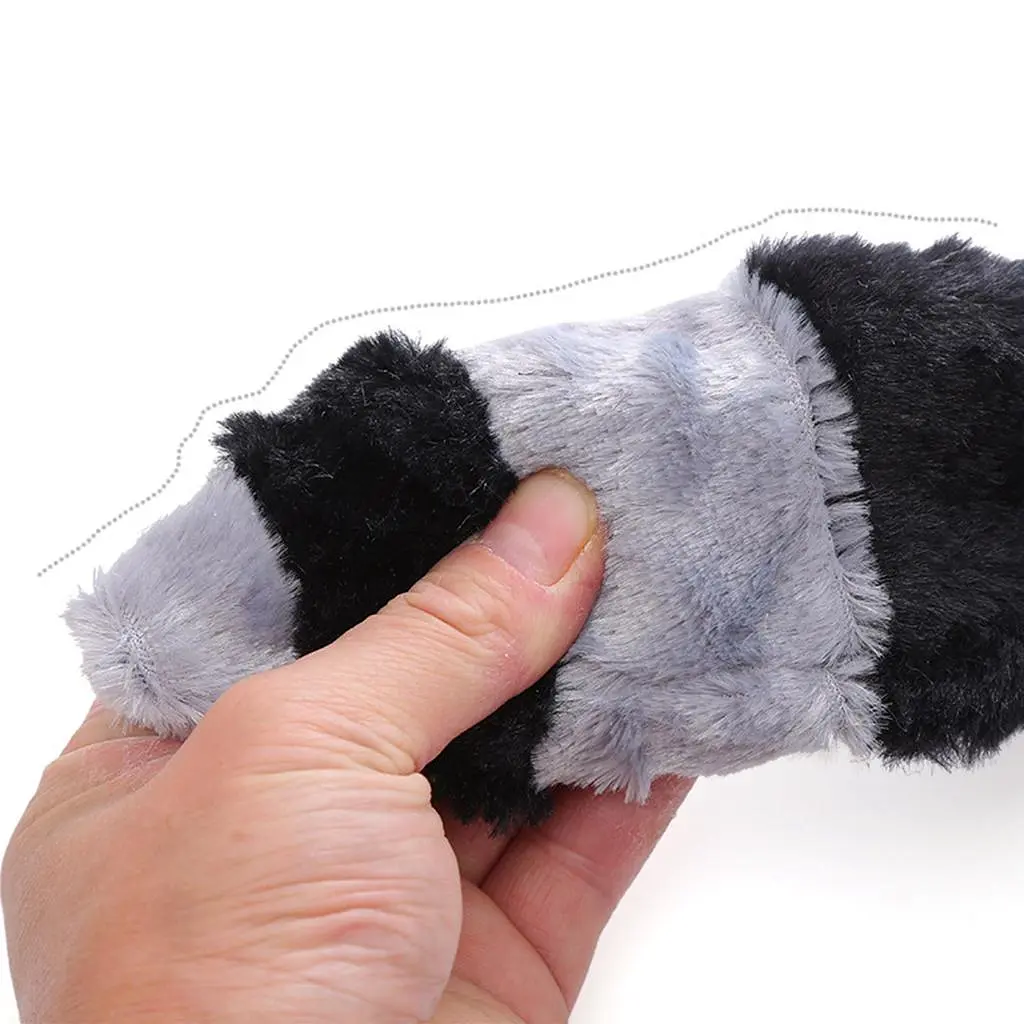 М'яка плюшева іграшка для прорізування зубів без набивання Derby Squeaky Dog Toy - фото 6