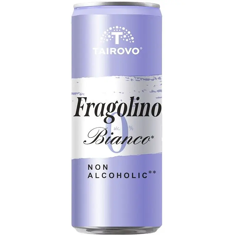 Уцінка. Напій безалкогольний Tairovo Fragolino Bianco сильногазований на ароматизаторах 0.33 л