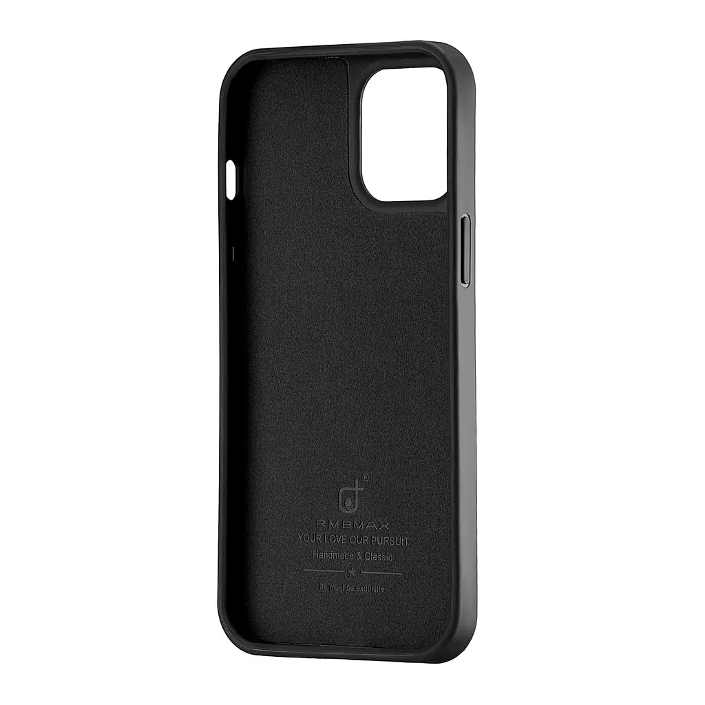 Чохол Jinduka Leather Ringo iPhone 12 Pro Max Black - фото 3