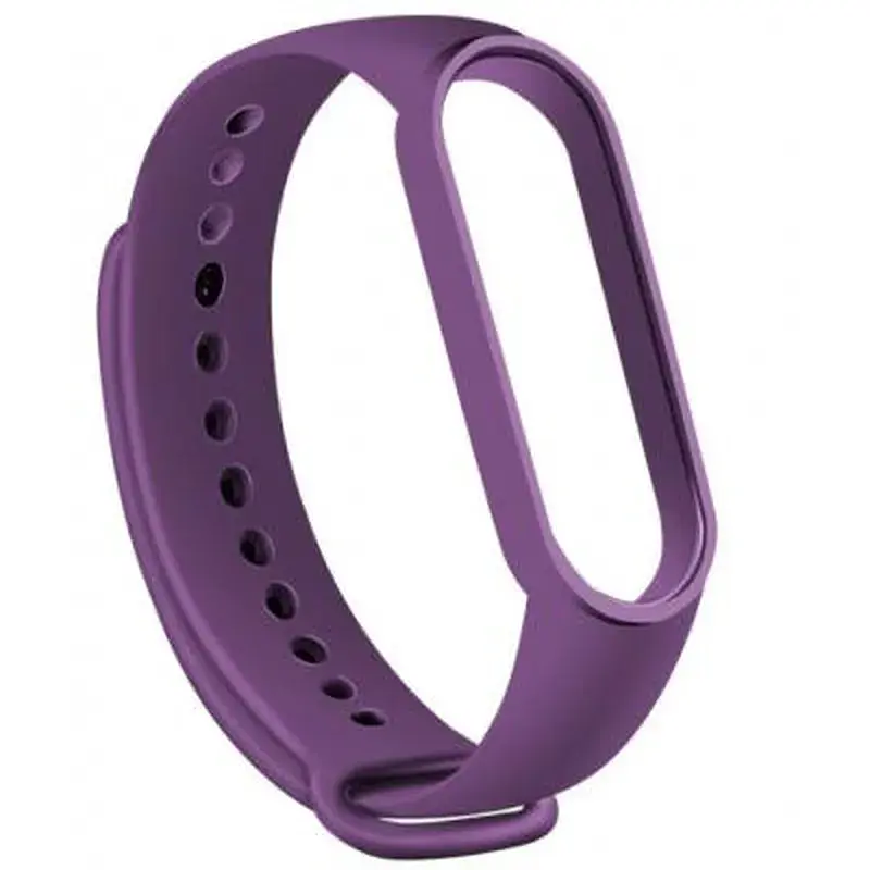 Ремінець до фітнес браслета BeCover Silicone для Xiaomi Mi Smart Band 5 Purple (705070) - фото 2