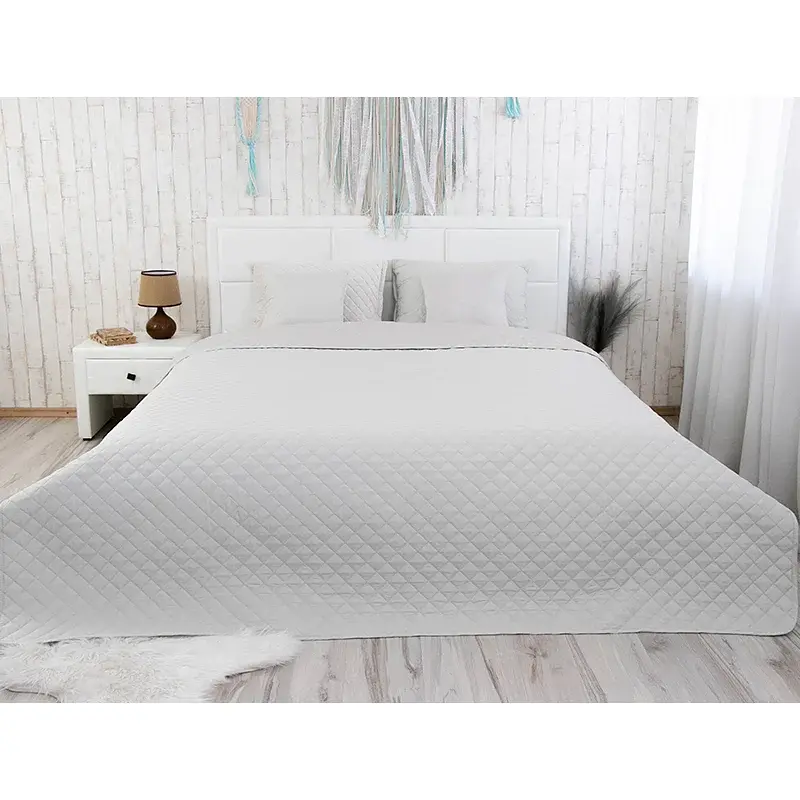 Покривало Руно двостороннє декоративне Velour Ice ромб 180х220 см - фото 2