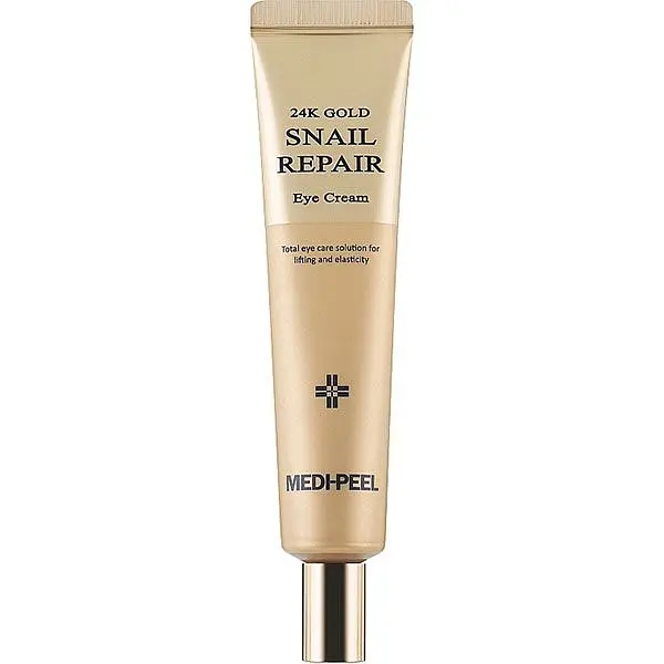 Регенеруючий крем для очей із золотом і муцином равлика Medi Peel 24K Gold Snail Repair Eye Cream 40 мл
