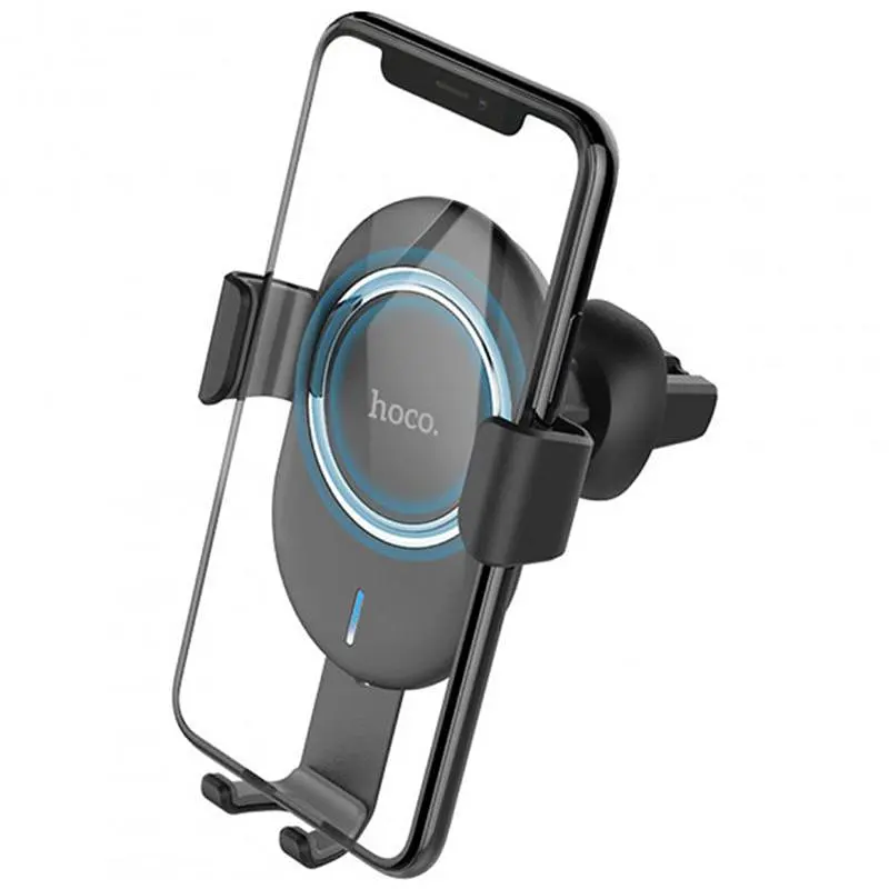 Холдер Hoco CW17 Black (Wireless Charger) - фото 3
