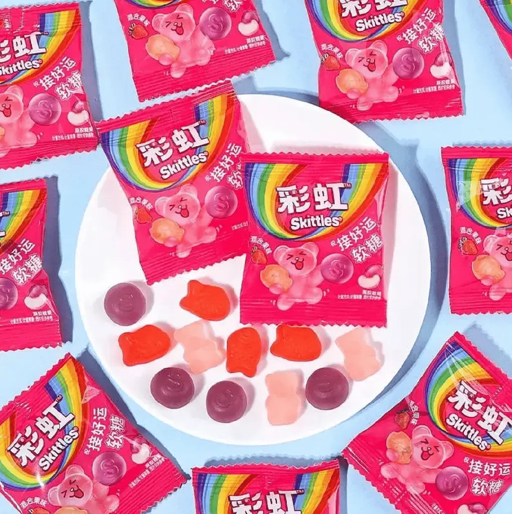 Желейні цукерки Skittles з фруктово-йогуртовими смаками 10г - фото 4