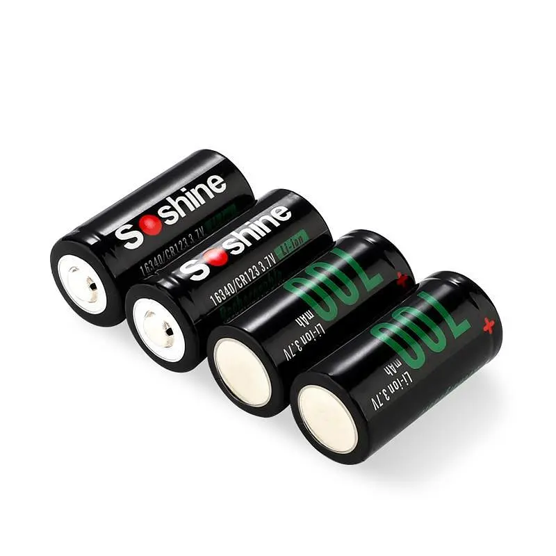 Акумулятор Soshine CR123A/16340 700mAh 1шт - фото 3