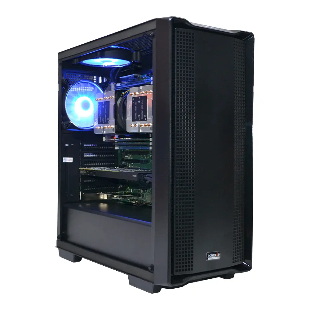 Двопроцесорна робоча станція Power Up #608 Intel Xeon Platinum 8260 x2/128 GB/SSD 1TB/NVIDIA Quadro RTX A4000 16 Gb - фото 3