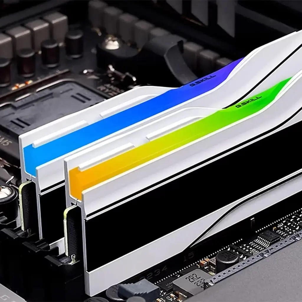 Модуль пам'яті G.Skill DDR5 32GB (2x16) Trident Z5 Neo RGB White 6400MHz AMD EXPO (F5-6400J3239G16GX2-TZ5NRW) - фото 4
