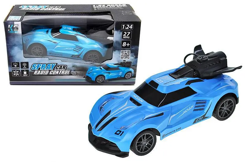 Автомобіль SL-354RHBL Spray Car Sport на радіокеруванні 1:24,блакитний,з світлом,вихлопною парою
