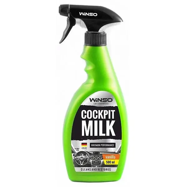 Поліроль для панелі приладів WINSO COCKPIT MILK Profesional ваніль 500мл 810600