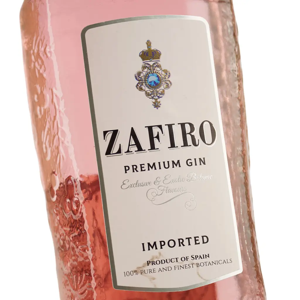 Джин Zafiro Strawberry 37.5% 0.7л - фото 5