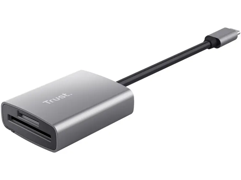 Картрідер Trust Aluminium USB-C Card Reader (24136) - фото 2