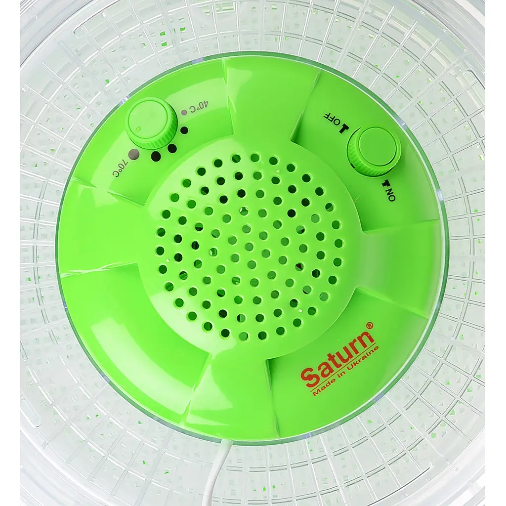 Сушка для овочів та фруктів Saturn ST-FP0113 Green (ST-FP0113Green) - фото 4