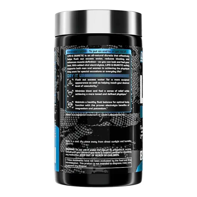Діуретик Nutrex Research Lipo-6 Diuretic, 80 капсул - фото 2