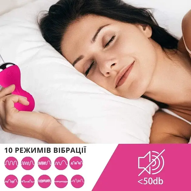 Набор вагинальных шариков I'MCUM Kegel Secret System Розовые 3 шт (IM-KGE203) - фото 5