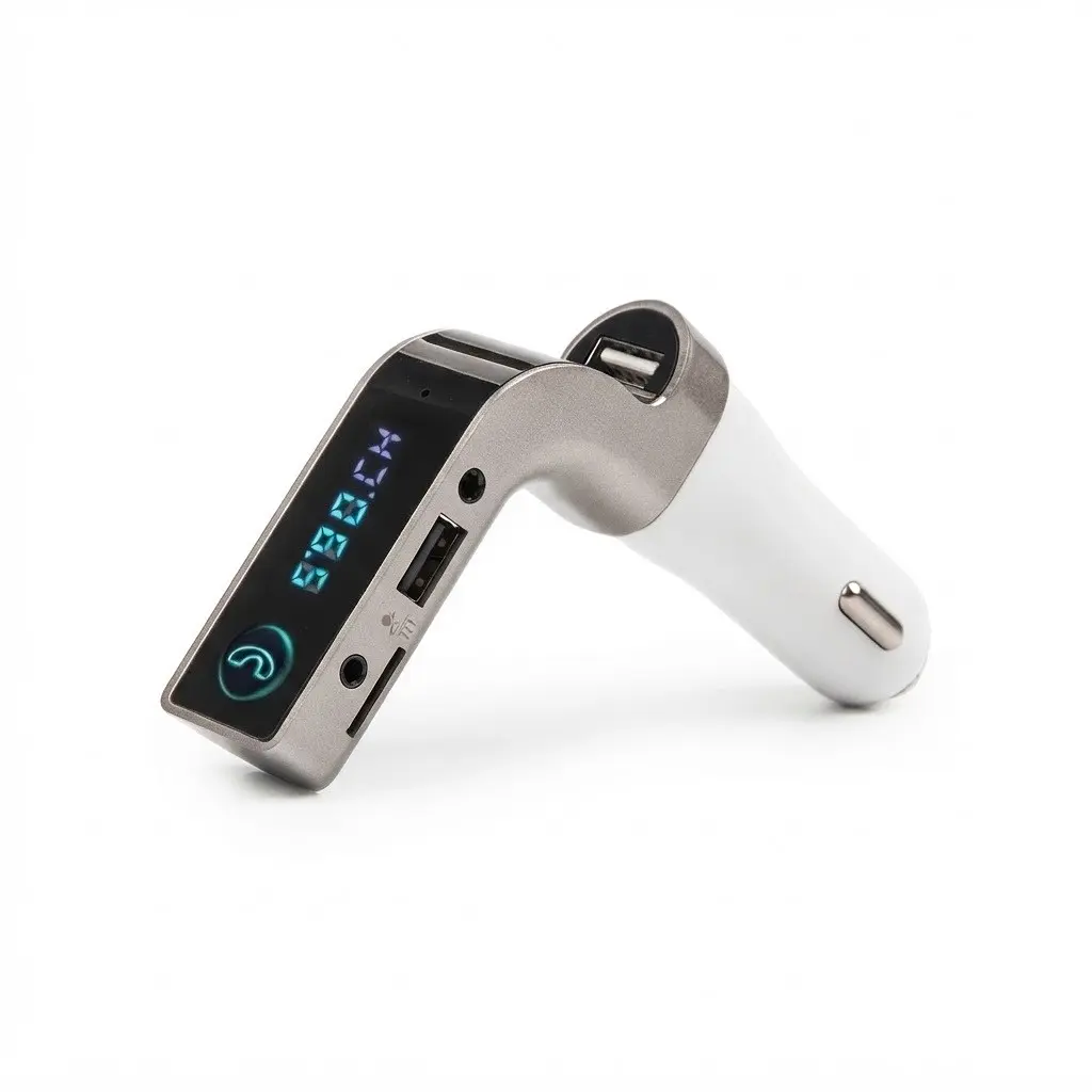 FM трансмітер у машину Bluetooth G7 з USB-зарядкою та мікрофоном