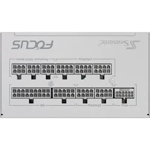 Блок живлення 1000 Вт, Focus GX ATX 3.1, White, модульний, 80+ Gold, Active PFC Seasonic teh0034033 - фото 5