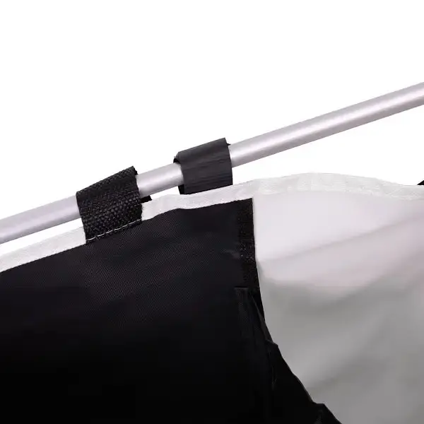 Корзина для белья Yiwu HP-41-4 текстильная на 3 секции 65х40х58 см - фото 9