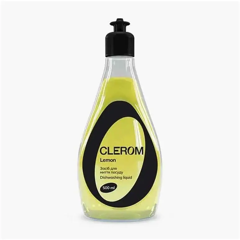 Засіб для миття посуду CLEROM 500мл Lemon