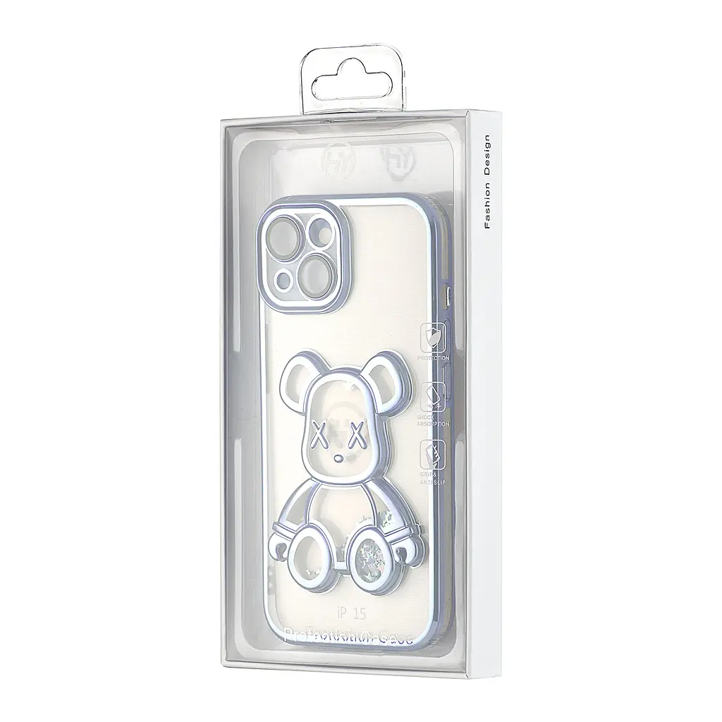 Чохол Shining Bear Case Protected Camera iPhone 15 Blue - фото 2