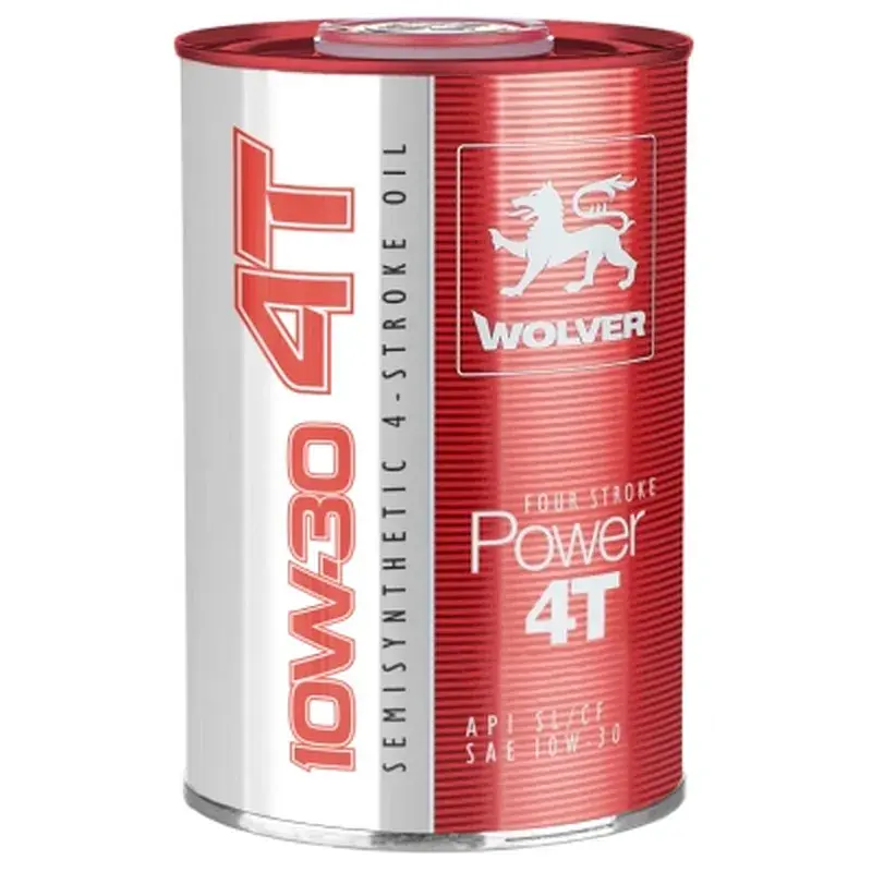 Моторна олива Wolver FOUR STROKE POWER 4T 10W-30 1л (4260360943379)