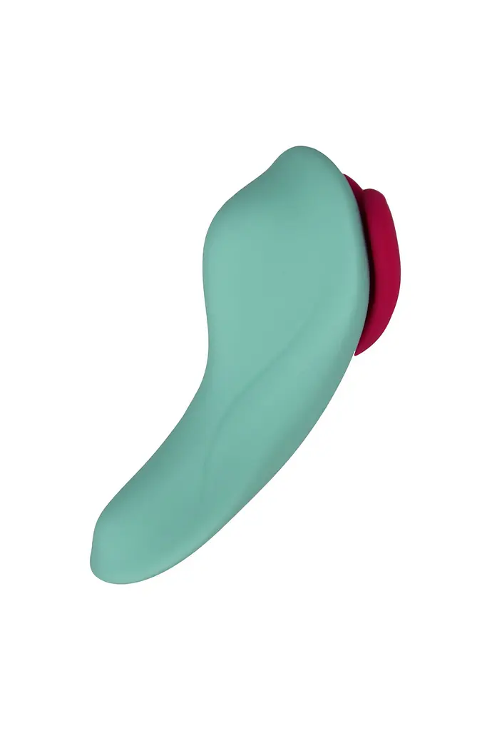 Вібратор FairyGasm HeartGem 10 см зелений - фото 4