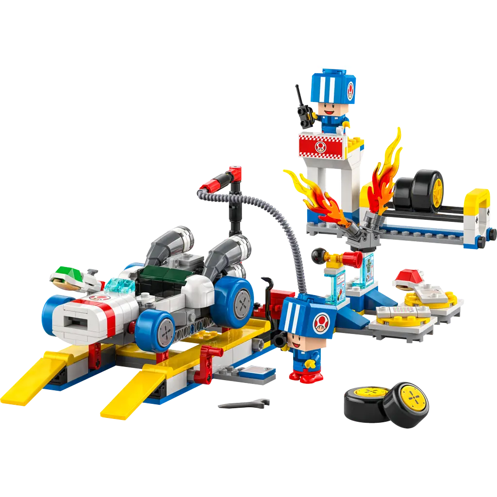Уцінка. Конструктор LEGO Super Mario Mario Kart - Toad's Garage 390 деталей (72035)  - фото 3