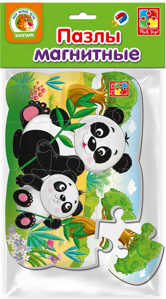 Пазли на магніті Vladi Toys Пандочка, укр. мова (VT3205-80) - фото 2