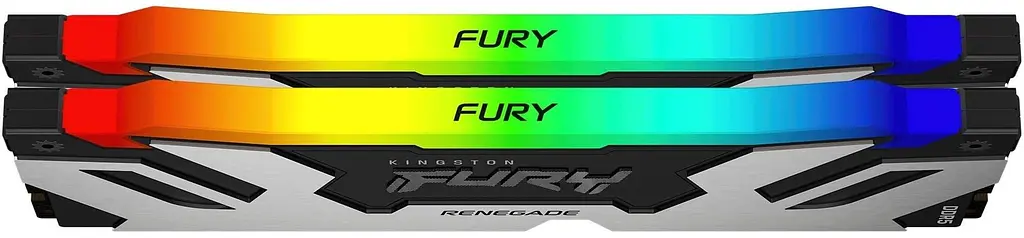 Модуль пам'яті Kingston Fury DDR5 32GB (2x16) 6400MHz Renegade White RGB XMP (KF564C32RWAK2-32) - фото 2